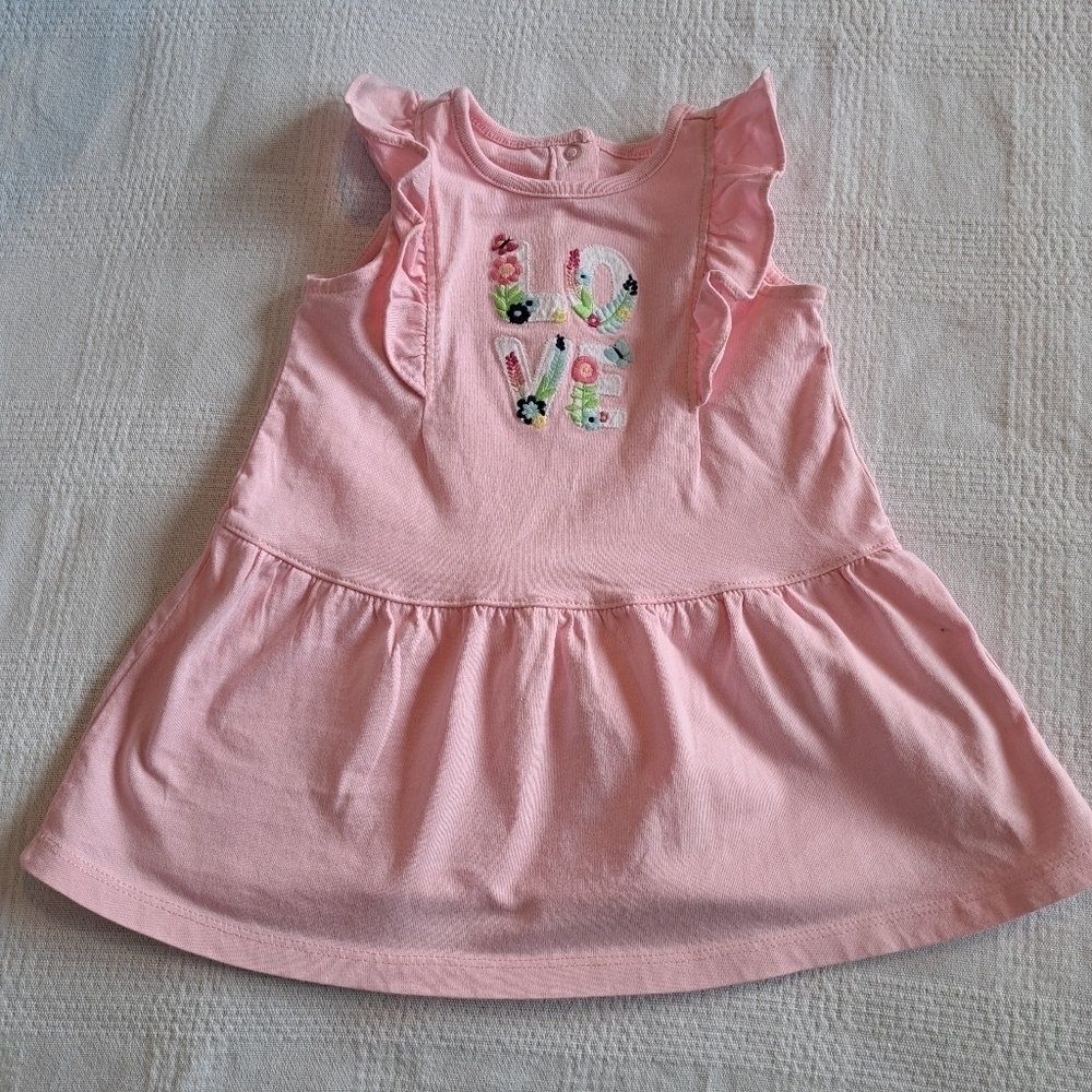 Gymboree girls 6-12 pink dress